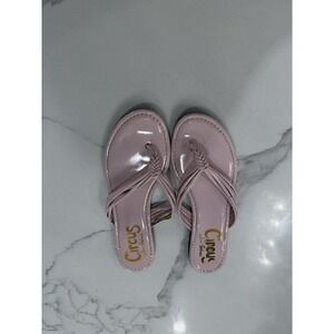 Circus By Sam Edelman Sandals Shoes Womens Size 7.5 Pink Strappy Thong Slip On